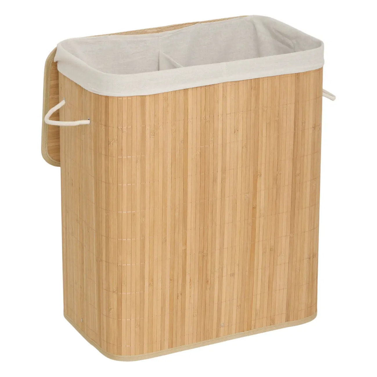 Panier à linge 60L bambou