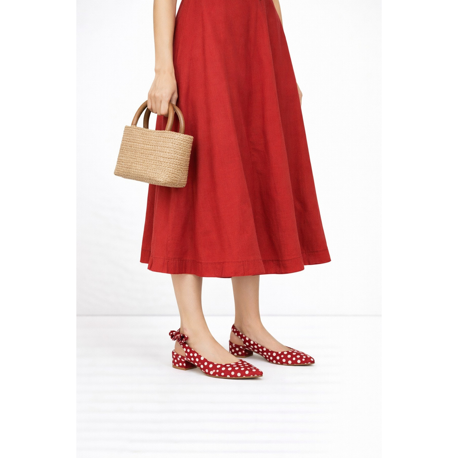 Ballerine pois - tacco 3,0 cm