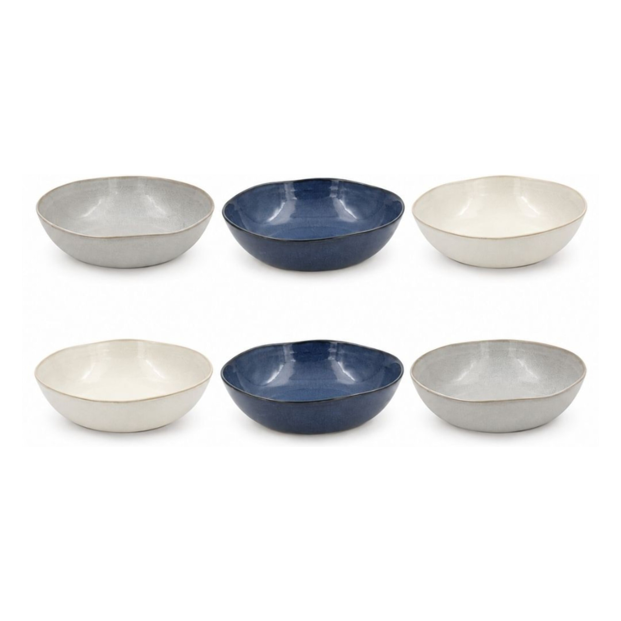 Lot de 6 assiettes creuses, OIA