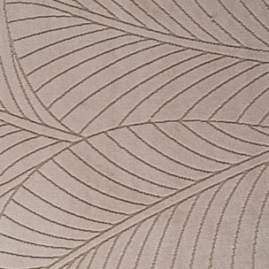 NOVA - Tapis intérieur/extérieur beige à motif feuilles