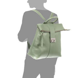 Foca Zaino Donna.Pelle autentica Dollaro