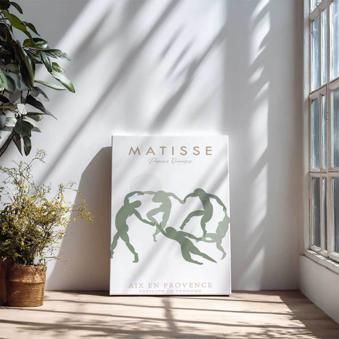 Tableau Matisse danseurs abstraits modernes Toile imprimée