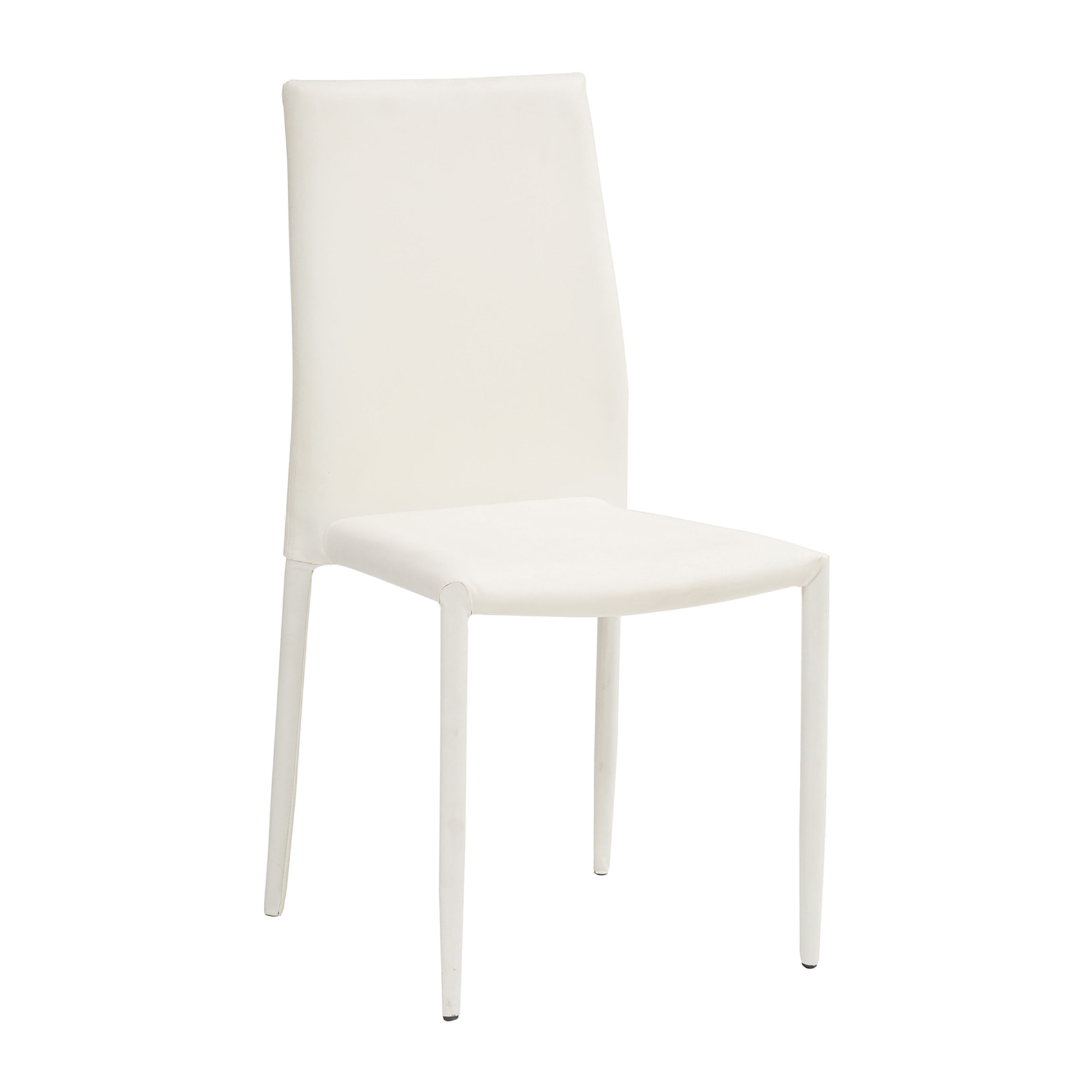 Set Da 6, Sedia Dani Plus Bianca In Similpelle - per soggiorno, cucina e arredo bar