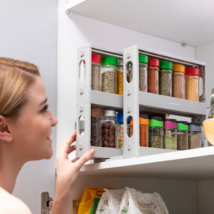 Rangement à Épices Coulissant et Pivotant Rispick InnovaGoods