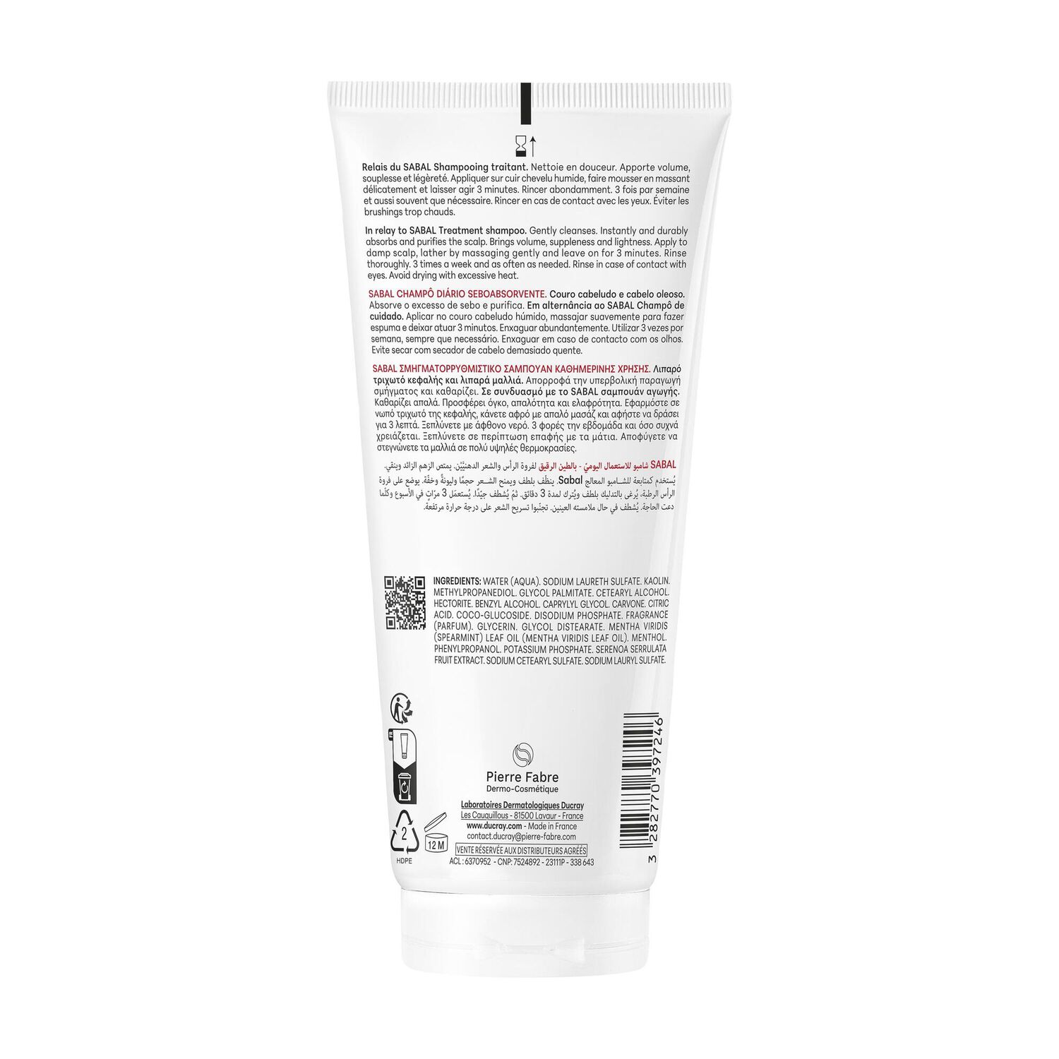 Sabal - Shampooing quotidien sébo-absorbant 200 ml