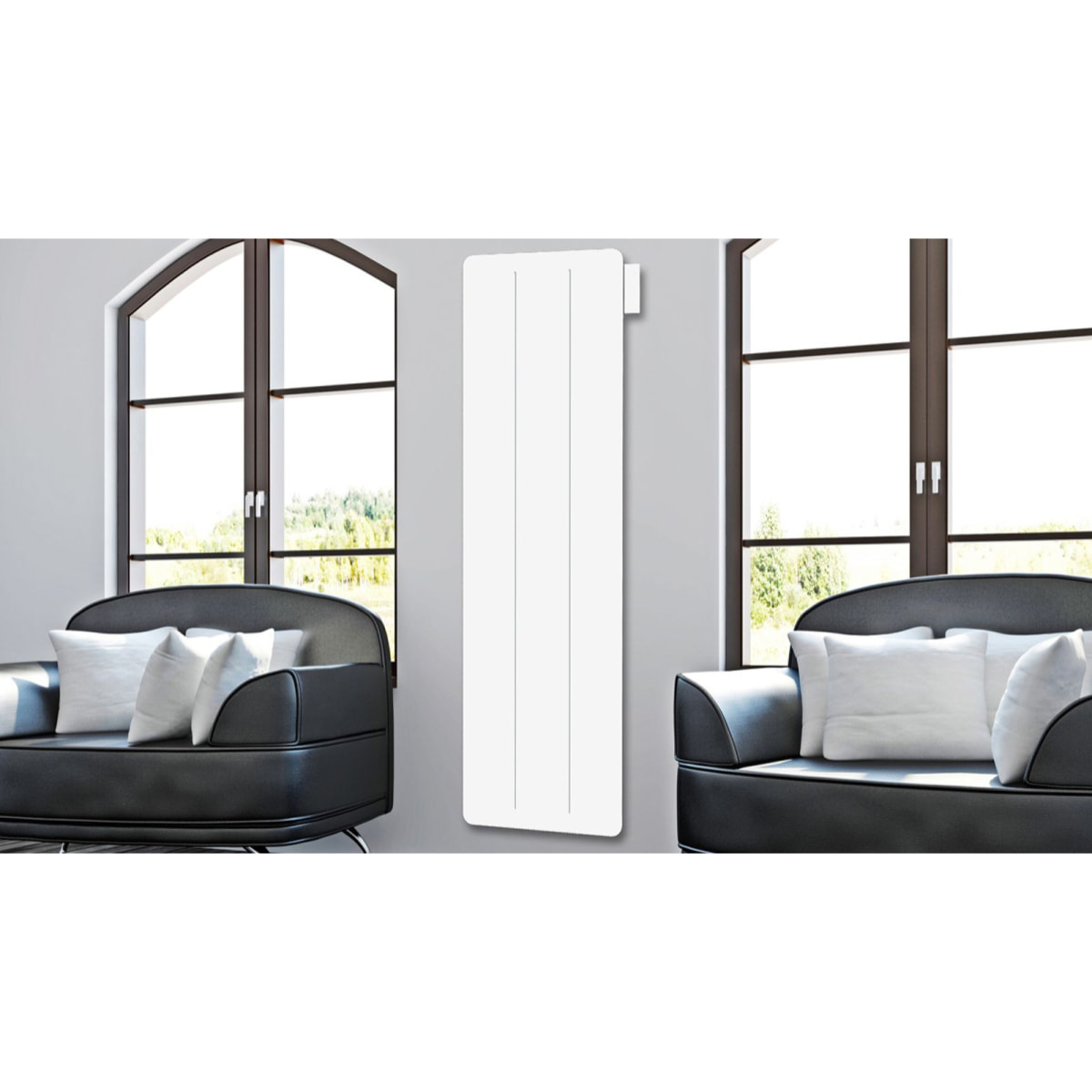 Radiateur vertical inertie 2000w