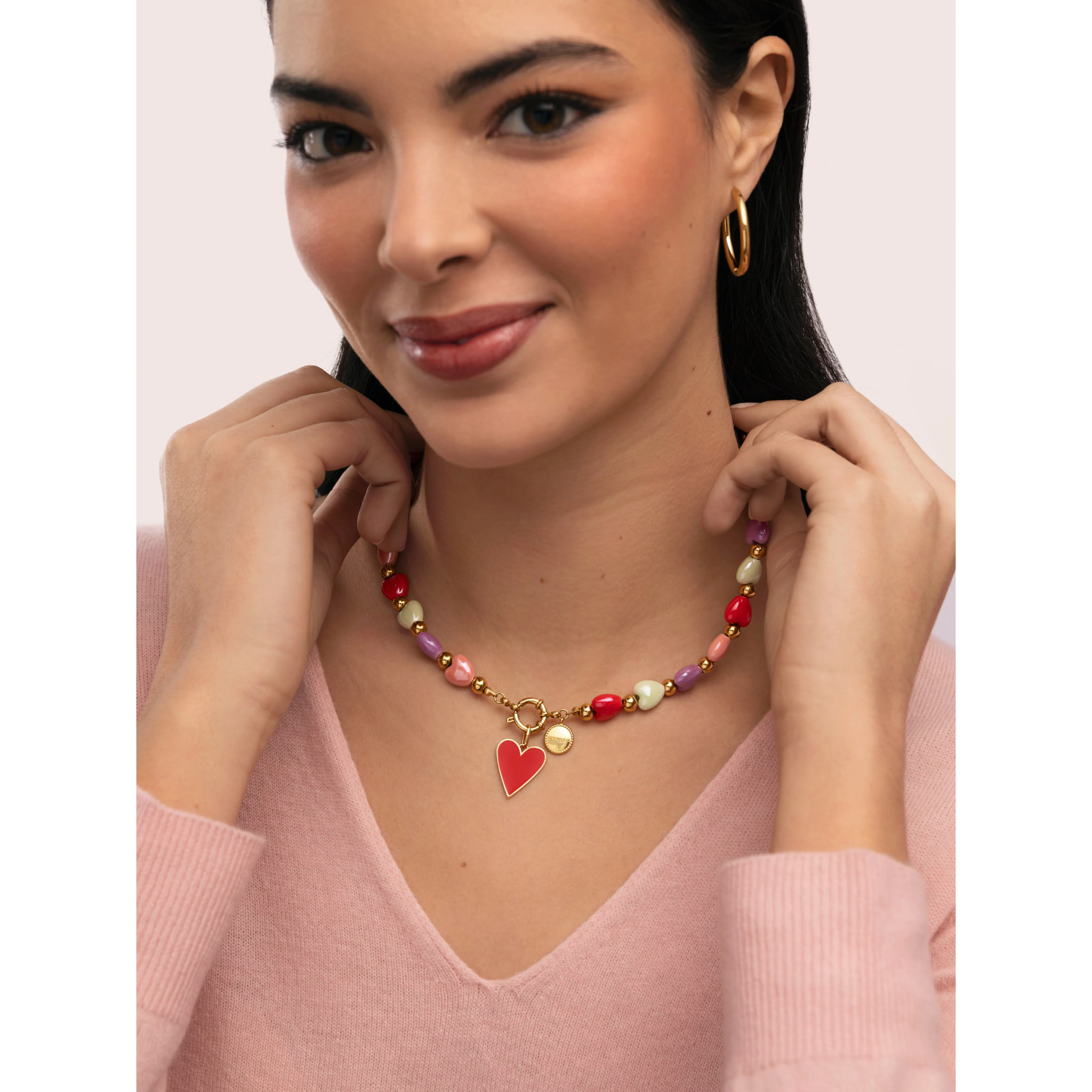 Collana l'Amour à Paris Color Acciao Placcato Oro