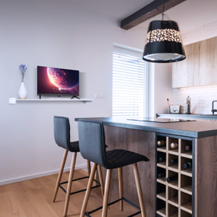 Televisor 24 Pulgadas HD No Smart TV, USB Grabador reproductor, Sintonizador digital DVB-T2/C/S2 - TD Systems M24K21H