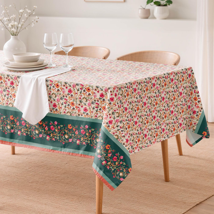 Nappe anti-taches VELINA MULTICOLORE - en 100 % coton
