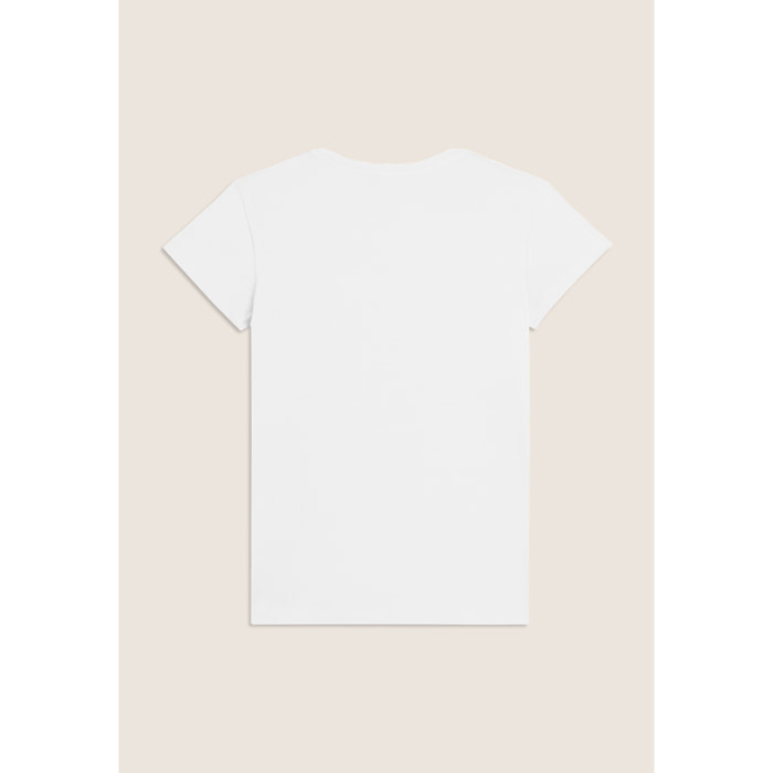 T-shirt Manica Corta con Logo FREDDY e Inserti Elastici