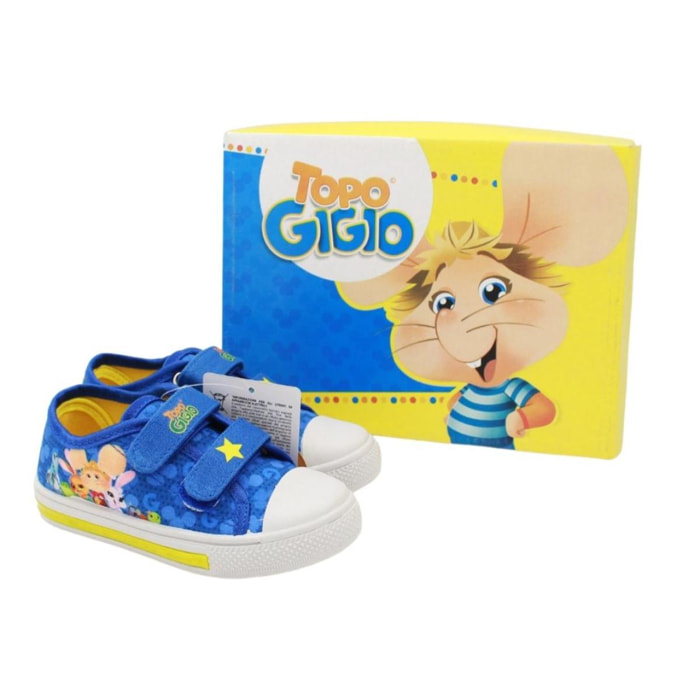 Scarpe con luci Topo Gigio Lui Easy Shoes Blu