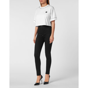 PHILIPP PLEIN T-Shirt Round Neck STARS