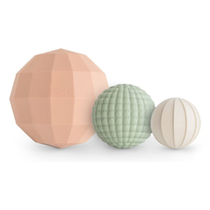 Mushie Pack 3 Esferas Sensoriales Solid