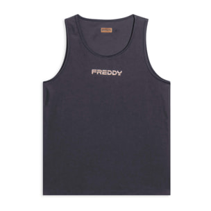 Canotta tecnica con girospalla ampio e taglio regular