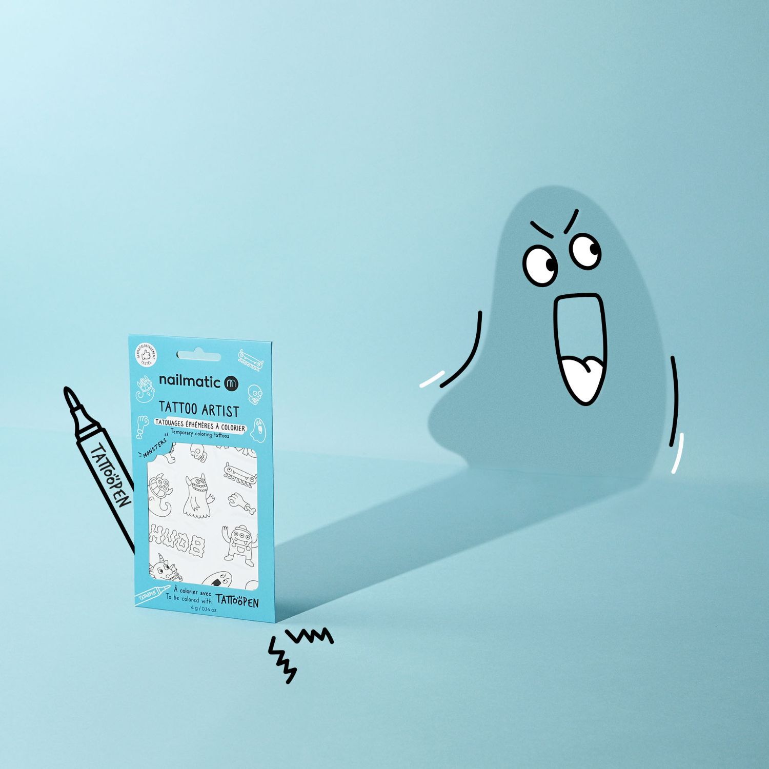 Tattoo Artist - Monsters - Planche de Tatouage à Colorier