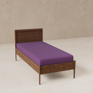 Sábana bajera para cama en color púrpura rainbow benetton