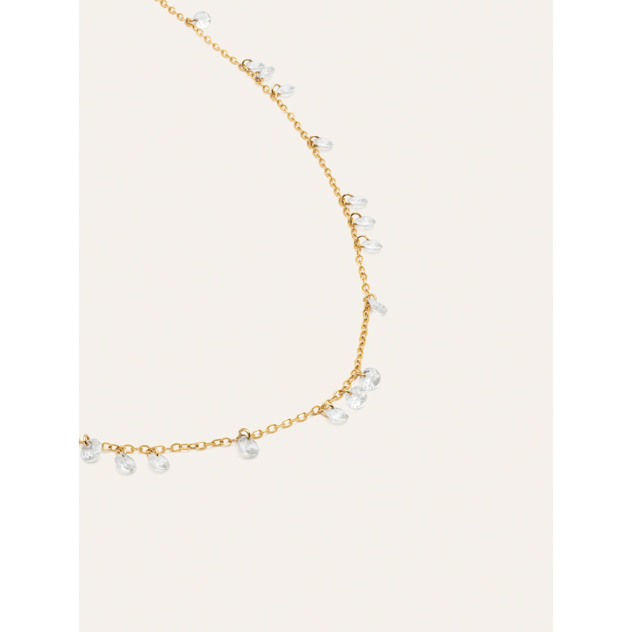 Collar Starlight Acero Baño Oro