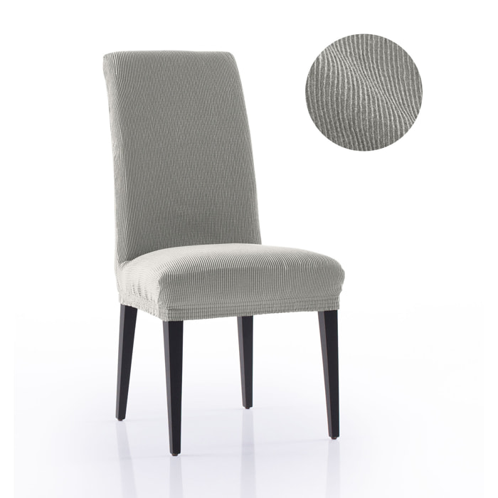 Funda Elástica para silla con RESPALDO pack2 unidades modelo MARCELA