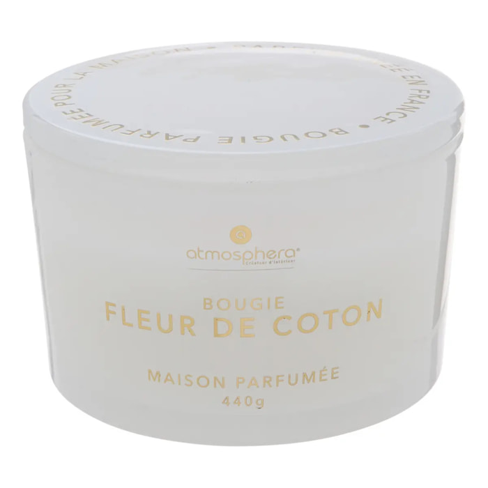 Bougie parfumée 440 g Glowy fleur de coton