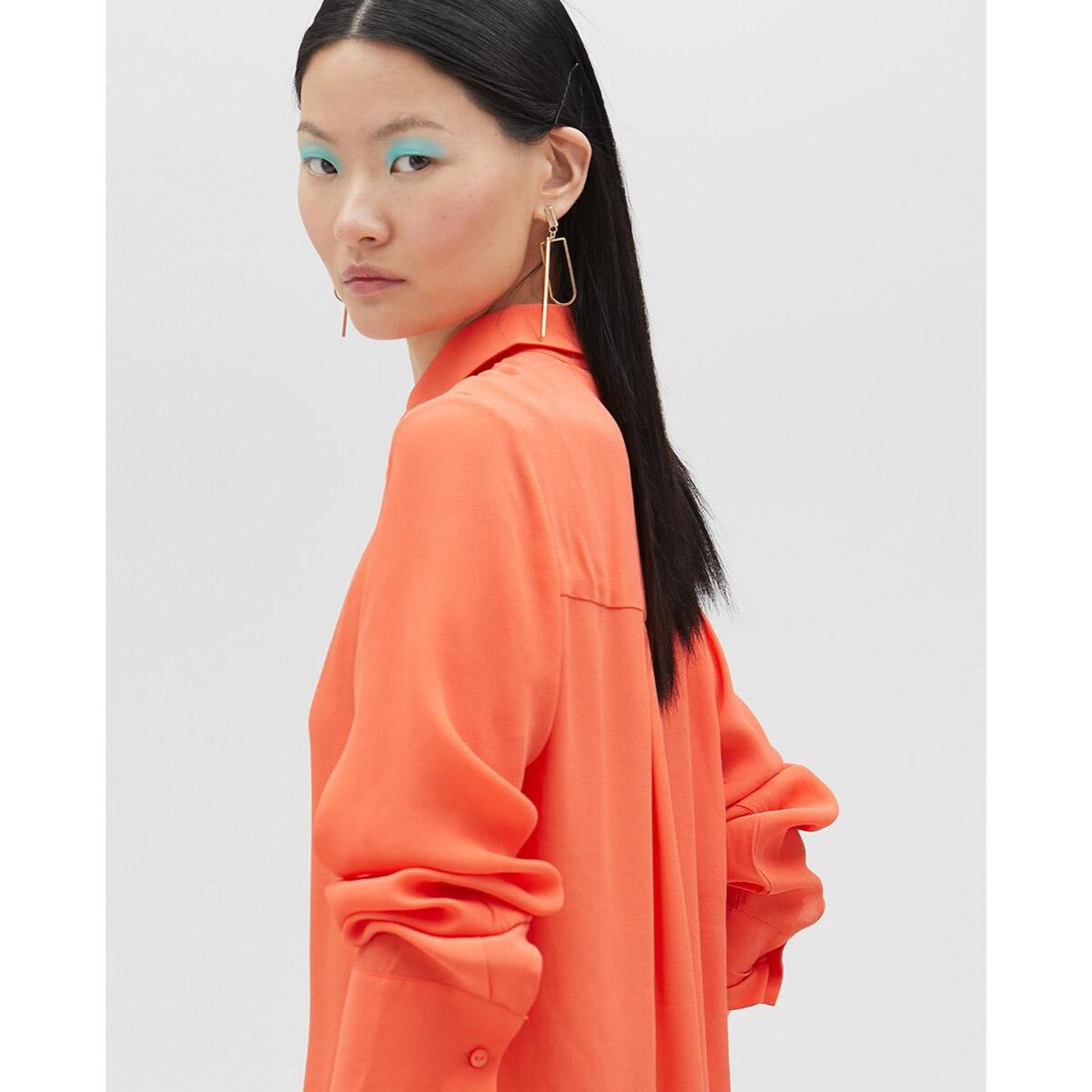 Camicia basic in seta