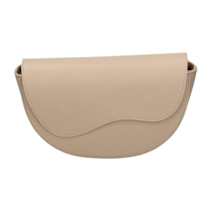 Marsupio da donna in vera pelle - Modello False - Made in Italy - 25.0 x 15.0 x 9.0 cm
