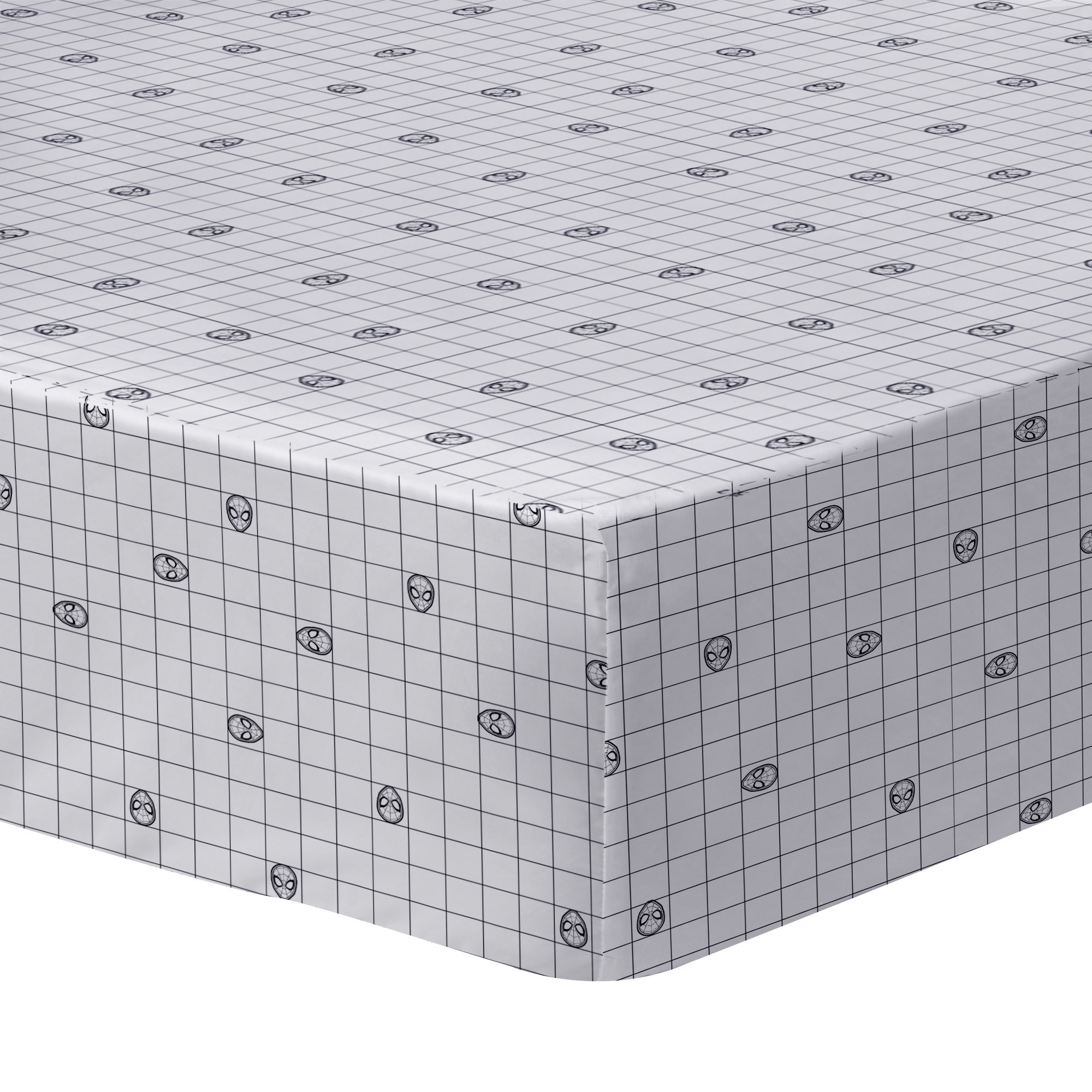 Drap-housse imprimé 100% coton, SPIDERMAN HOME HERO