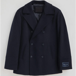 Giaccone Hanken blu marino con logo Polo Club