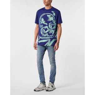 PHILIPP PLEIN T-Shirt Round Neck SKULL