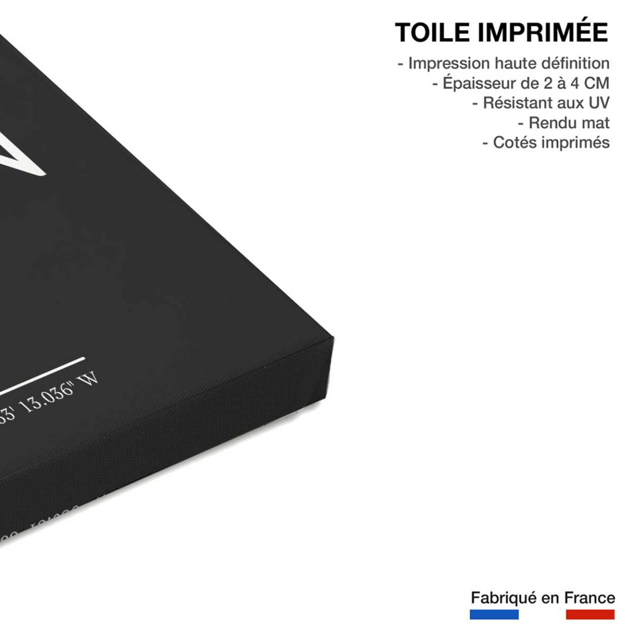 Tableau Nantes Toile imprimée