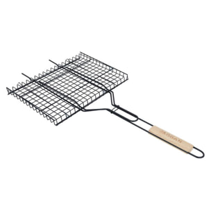 Well home - parrilla para hamburguesas grill rack negro antiadherente