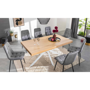 Table repas Brixton pieds spider