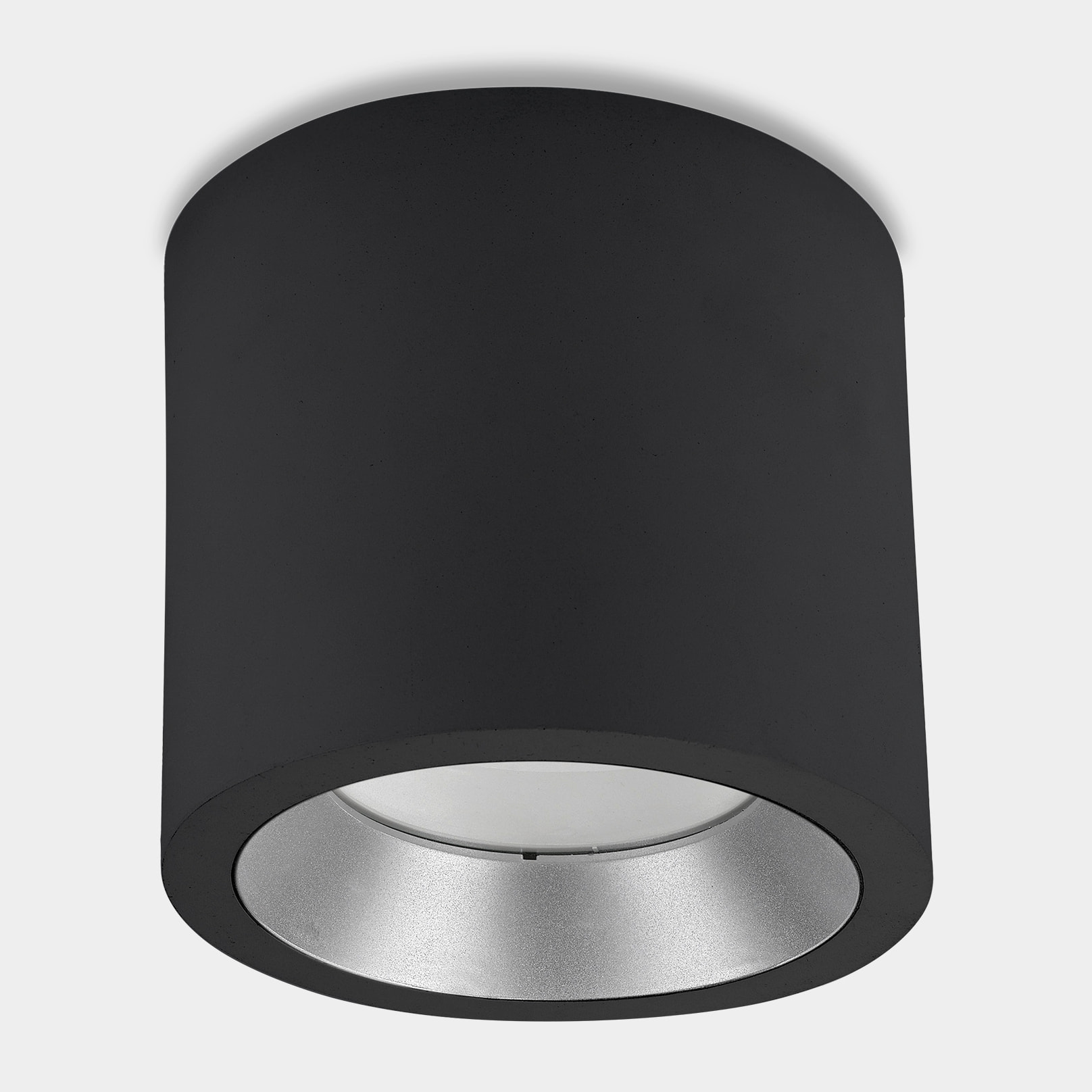 LEDS C4 Plafón IP66 Cosmos LED ø126mm LED 17.6 Blanco neutro - 4000K ON-OFF Gris urbano 1118lm