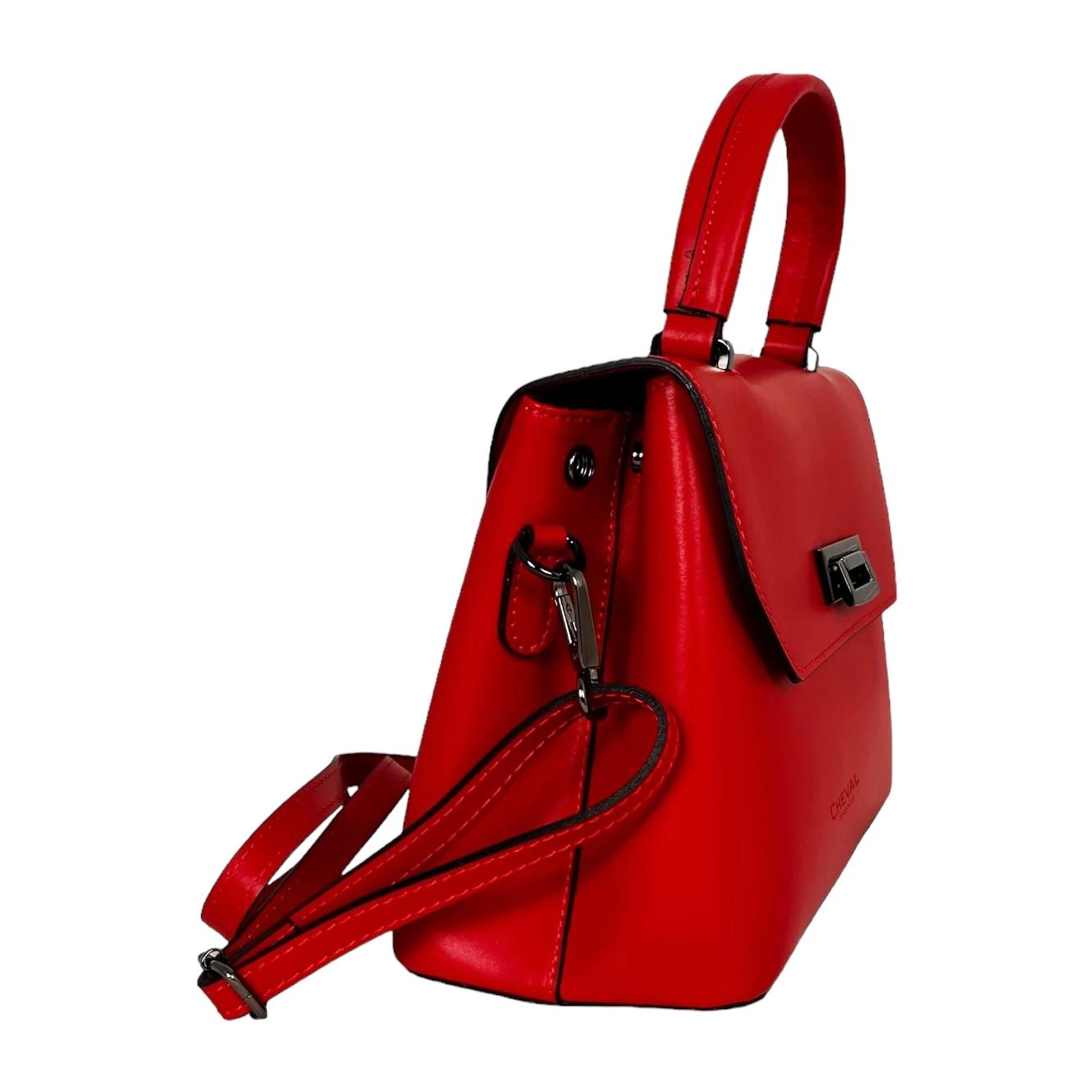 Bolso de mano Cheval Firenze Vittoria Rojo