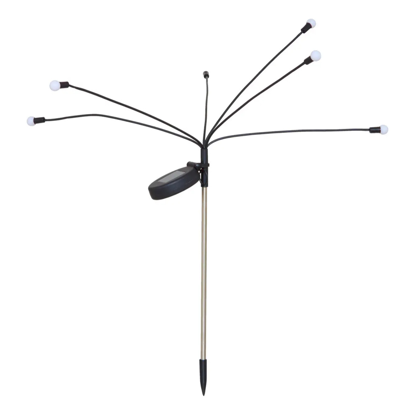 Balise d'extérieur solaire Tea H70cm noir et blanc