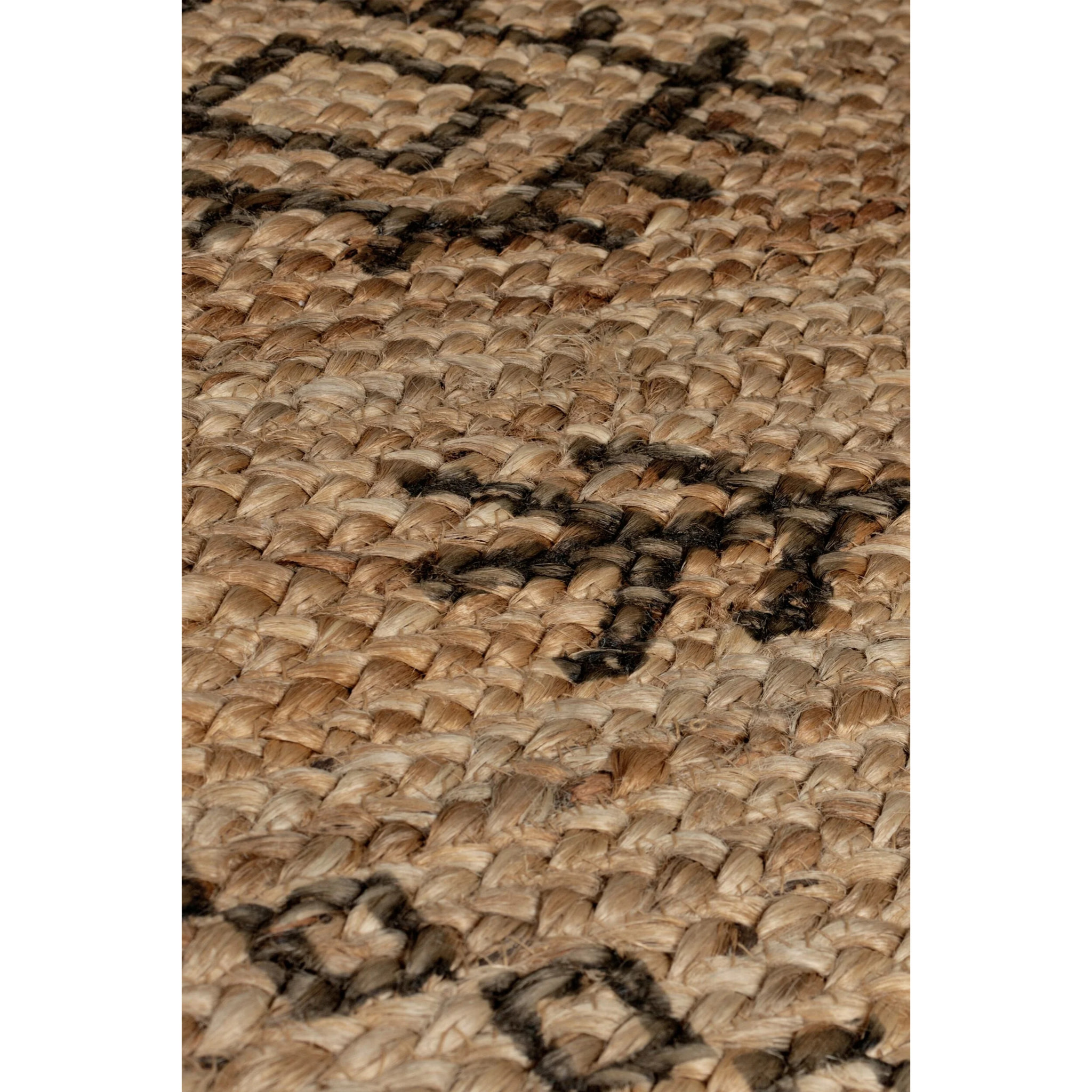 Tapis jute ROWEN Noir