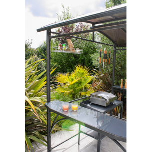 ABRI-BARBECUE - Abri de jardin en aluminium et polycarbonate