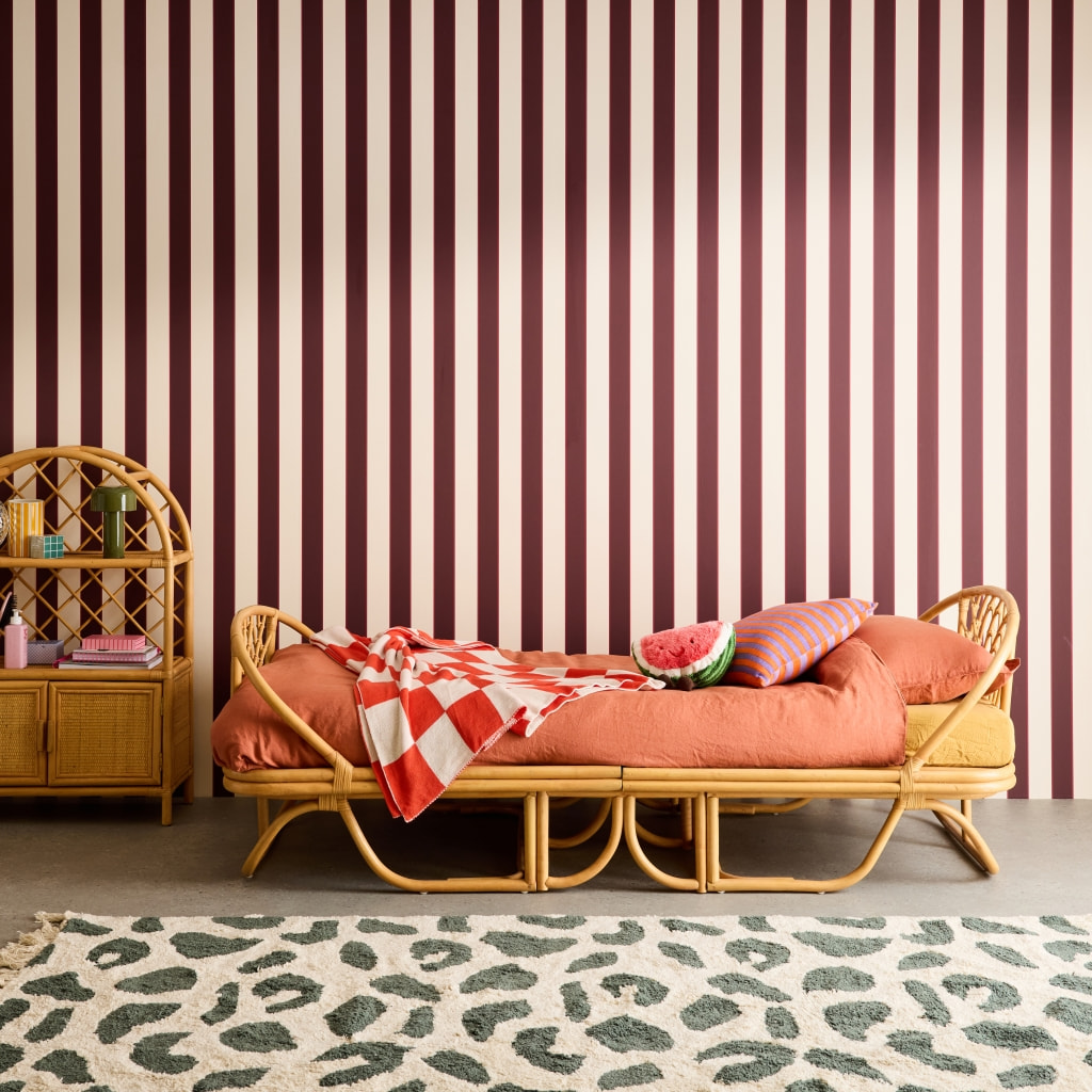 Lit enfant exotique 90 x 190 cm rotin  ARLO