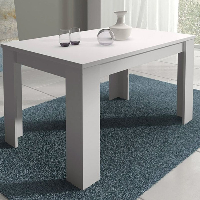 Mesa de comedor extensible Corfu Blanco