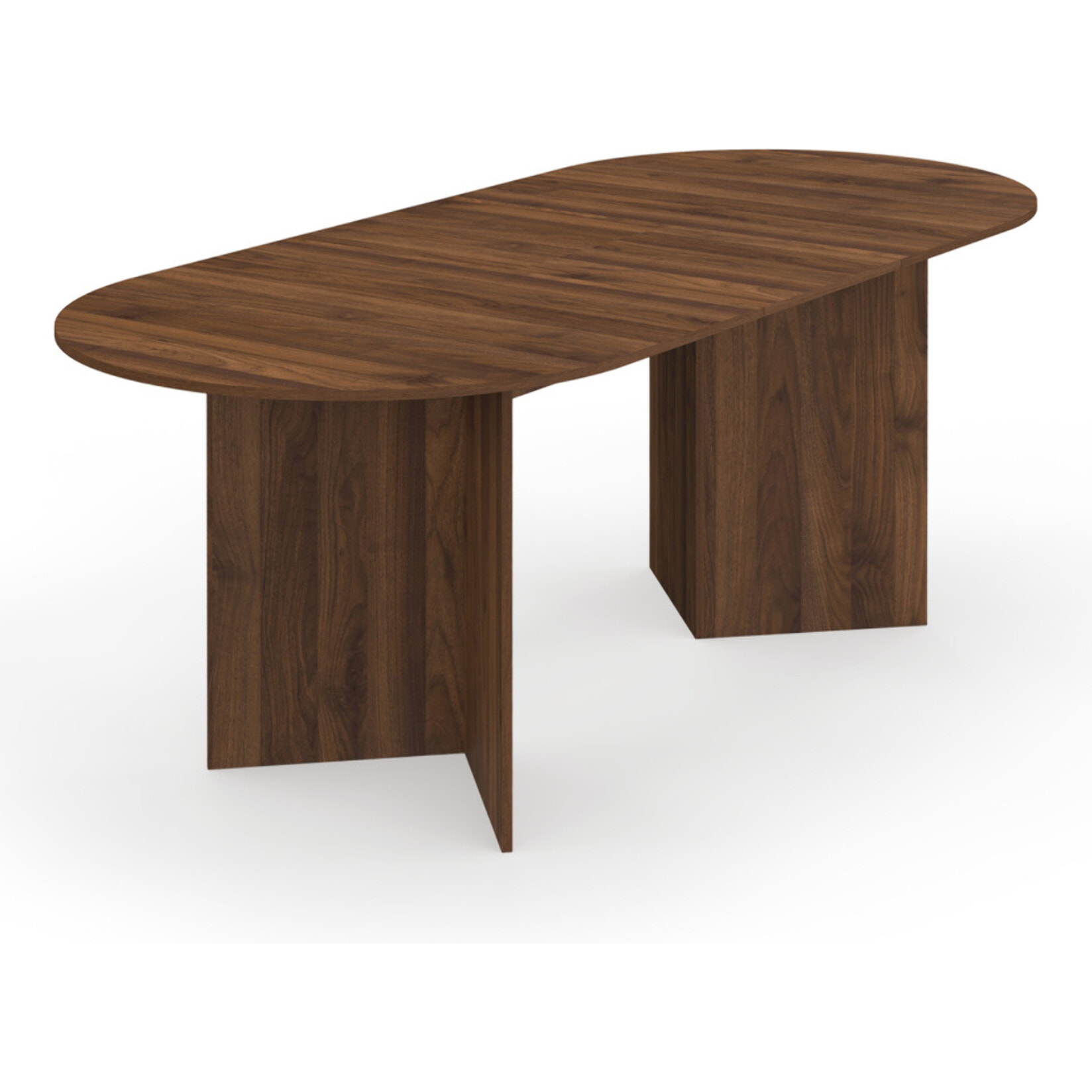 Table à manger extensible Gabin 160-200cm effet noyer