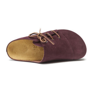 Sabot Mandèl Suede Bordeaux