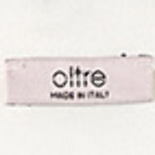 Oltre - Blusa a polo in tessuto crêpe - Bianco