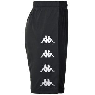 Kappa - Pantaloni Corti Bambino Nero - Kappa4Soccer Delebio