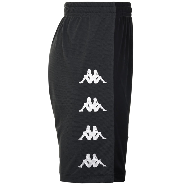 Kappa - Pantaloni Corti Bambino Nero - Kappa4Soccer Delebio