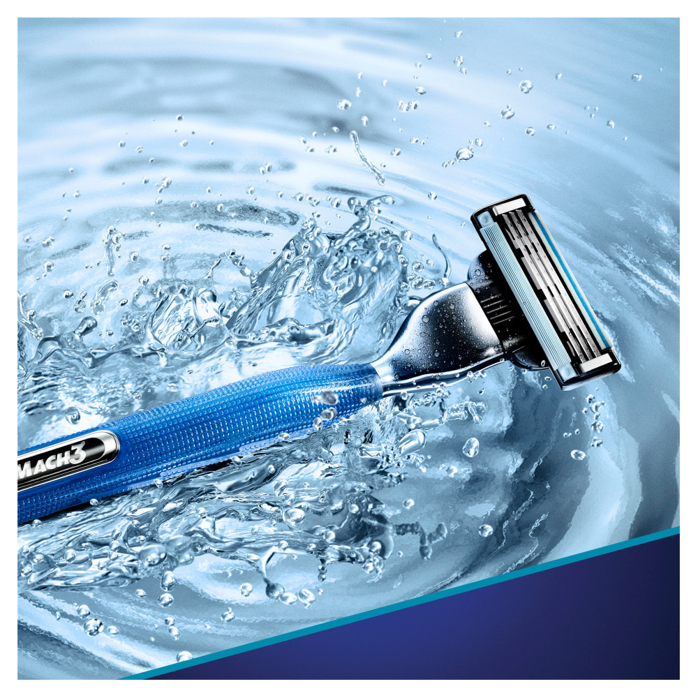 Rasoir Gillette Mach3 Start - 3 Lames - 2 Recharges De Lames Incluses