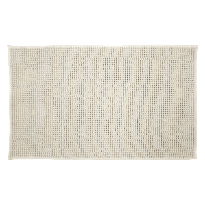 TAPPETO BAGNO SCENDI DOCCIA 40X60 CM 100% POLIESTERE CREMA