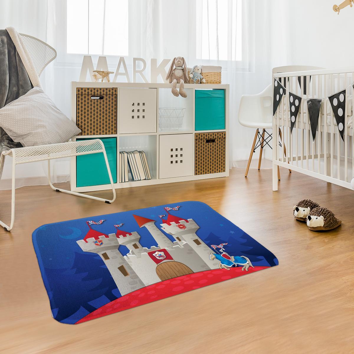 Tapis enfant SUPER DOUX, Château