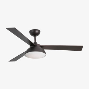 RODAS L LED ventilatore da soffitto marrone DC