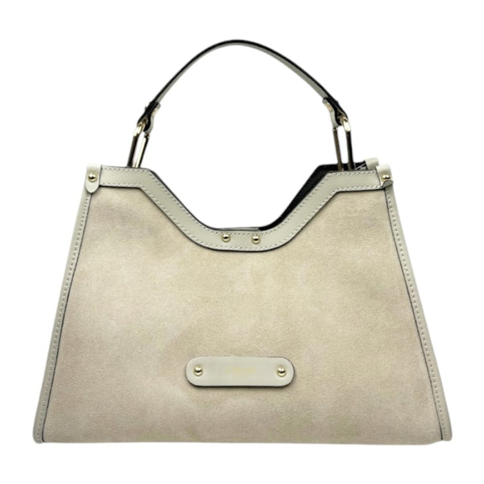 Borsa a mano Cheval Firenze Capri Mini F/W Beige