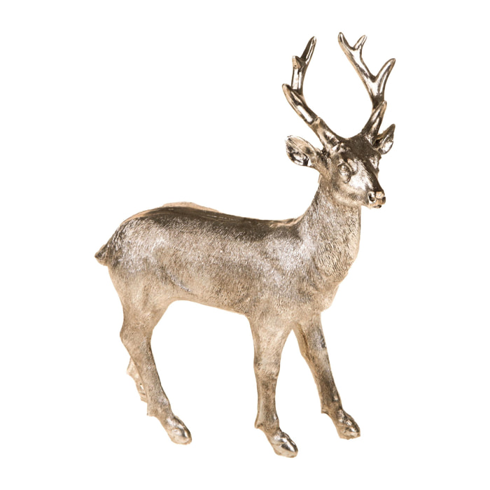 Renna in piedi - Pezzi 1 - 26xH34,5x11cm - Bianchi Dino SpA