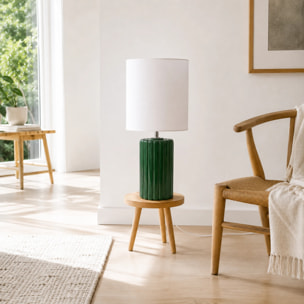 Lampe à poser en céramique verte - Palladio